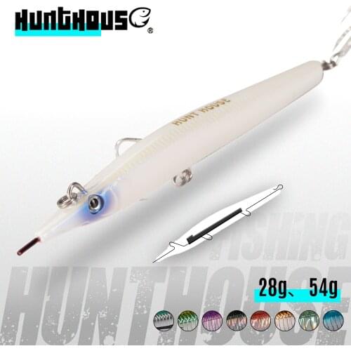 Hunthouse sayoris needle sinking fishing pencil lure stickbait 140mm/180mm skipping garfish sphyraena for sea bass LW504