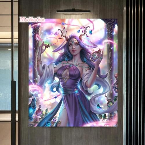 5D DIY Full Diamond Painting Temperament Fairy Cross Stitch Diamond Embroidery Mosaic New Arrival Home Handmade Decoration Gift