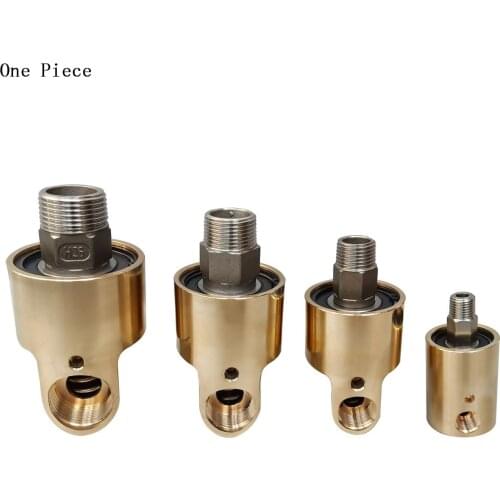 Brass rotary union high speed rotary joint high temperature rotary union rotary joint connector for cooling water left/right 1