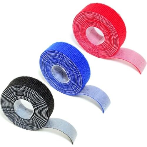 Multipurpose Cable Organizer 1Meter Durable Sticky Hook Tape USBCable Winder Cable Organizer Mouse Ties Wire