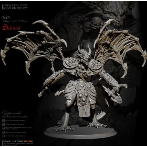 75mm Resin model kits figure colorless and self-assembled TD-2840