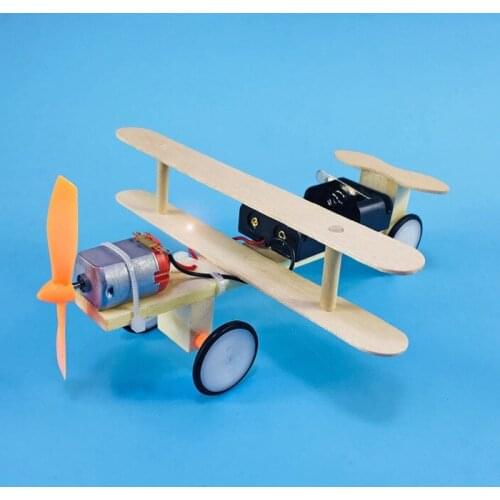 Science technology electric taxiing aircraft hand-invented students scientific experimental materials popular science model