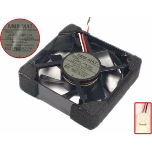 NMB-MAT 2406RL-05W-M50 C01 DC 12V 0.074A 60x60x15mm 3-Wire Server Square Fan