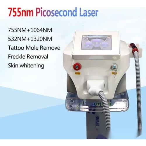 Professional Picosecond Laser Beauty Machine Picolaser Tattoo Removal Skin Whitening Device with 4 Wavelength