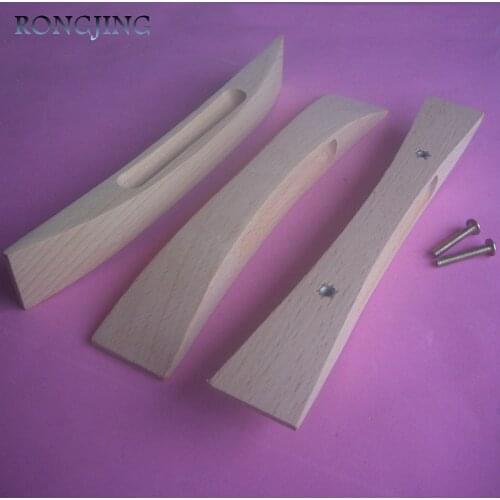 2x Wooden Kitchen Cabinet Drawer Handles Cupboard Wardrobe Handles Closet Cabinet Bars Furniture Solid Wood Pulls Dresser Handle