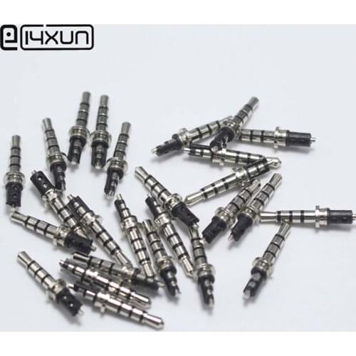5pcs 2.5mm 2/3/4pole Stereo headset plug 2.5 audio plug Jack metal head connector repair DIY parts for phone MP3 MP4 Mic