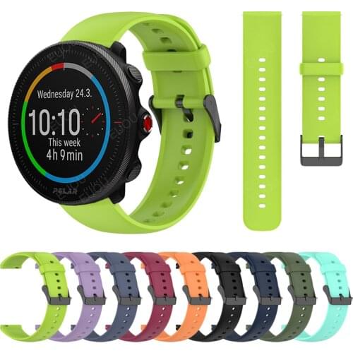 Sport Silicone Strap For POLAR VANTAGE M2 M Band Watchband For POLAR Grit X POLARGritX Wristband Bracelet Wriststrap Accessories