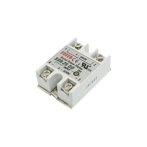 SSR-25DD Single Phase Solid State Module Relay 25A DC 5-60V