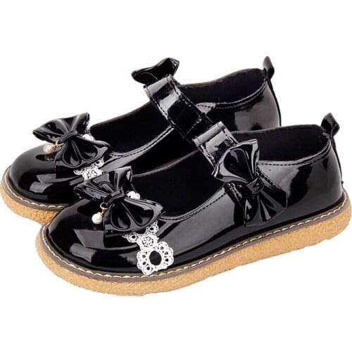 Platform Loli Sweet Girls Female Kawaii Tea Party Japanese Cute Anime Lolita Shoes Student Cosplay Pu Jk Uniform Shoes Feminine