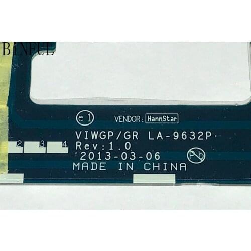 BiNFUL .available,brand new . VIWGP/GR LA-9632P LAPTOP MOTHERBOARD FOR LENOVO G500 NOTEBOOK PC MAINBOARD SUPPORT I3 I5 I7