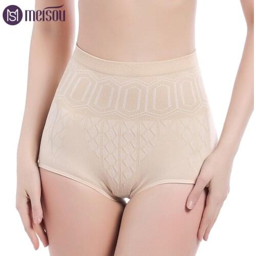 High Quality Women Seamless Wholesale Push Up Sexy Underwear High Waist Slimming Body Shaper Panties Breathable Cotton Material