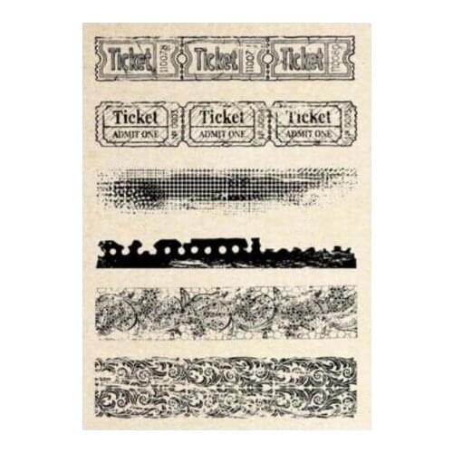 Background Transparent Clear Silicone Stamp/Seal for DIY scrapbooking/photo album Decorative clear stamp ST1009