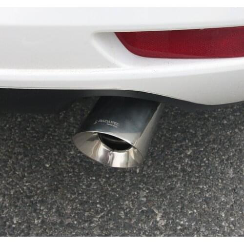 Tail Section Exhaust Stainless Steel Pipe Cover Decoration Sleeve Modification for Mazda 3 M3 2020 21