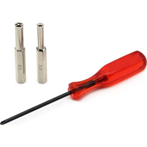 1 Set New For NES N64 Gameboy 3.8mm + 4.5mm Security Bit + Triwing Screwdriver SA612 P25