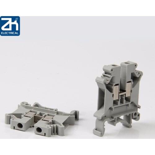 Din Rail Terminal Blocks 10Pcs UK-5N Instead of PHOENIX CONTACT Universal Class Connector Screw Terminal Block