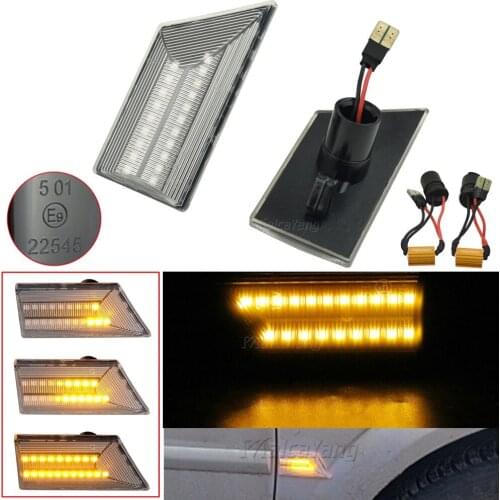 2pcs Led Dynamic Turn Signal Light for Opel Vectra C 2002-2008 for Opel Signum 2003-2008 Side Marker Light Sequential Blinker