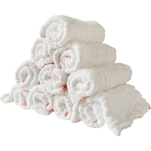 Household Pure Cotton Yarn Thickened Water Absorption Oil Free Easy To Clean Dishwashing Cloth