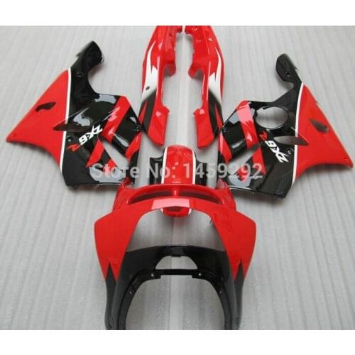 - For KAWASAKI NINJA ZX6R 94 94 95 Red black 96 97 ZX6R ZX 6R 1994 1995 1996 red black 1997 Full Fairing Kit Ning