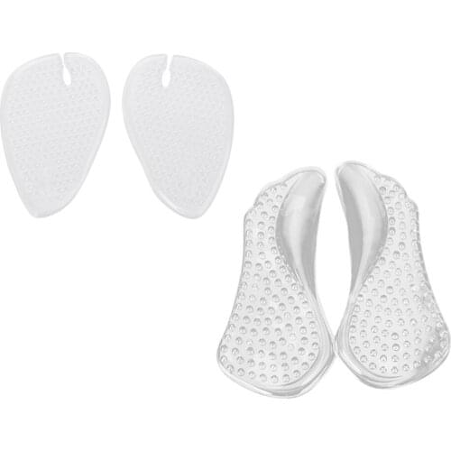 Footful Gel Inserts Half Insoles For Flip flop Sandals + Arch Support Insoles