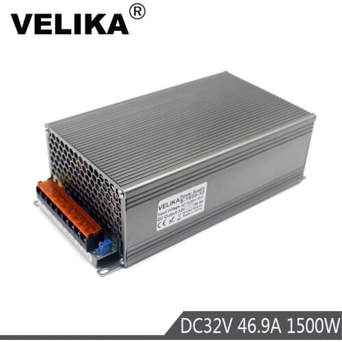 Switching Power Supply 32V Adjustable Voltage AC DC32V 1500W 46.9A Driver SMPS for Industrial field Equipment CNC Motors