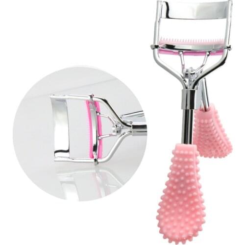 Multifunctional Eyelash Curler with Comb Eye Lash Clip 3D Stereo Natural Curling Fake Eyelases Curler Tweezers Makeup Tools