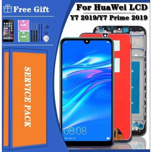 LCD Original for Huawei Y7 2019 DUB-LX3 DUB-L23 DUB-LX1 Display Touch Screen Panel For Huawei Y7 Prime 2019 Mobile Phone Screen