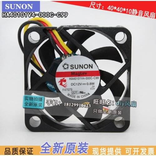 Brand new SUNON HA40101V4-000C-C99 4010 12V 4CM silence cooling fan