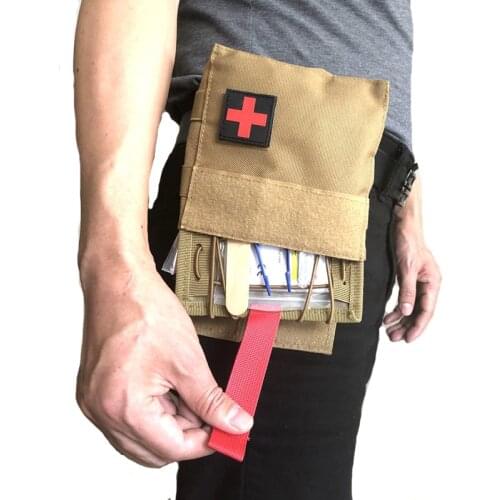 Molle Tactical Hunting Survival First Aid Emergency Kits Medical Bag Army Shoulder Backpack Hunting Accessories Military EDC Pou