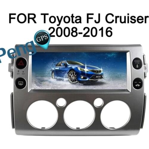 2 Din Car Radio Tesla Style 10.4 Inch Android 7.1 Car GPS Navigation DVD Player for for Toyota FJ Cruiser 2008-2016 HeadUnit