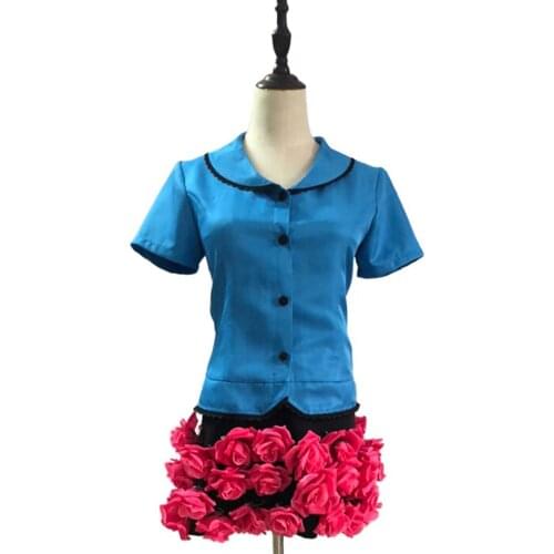 2020 Anime JoJos Bizarre Adventure Hirose Yasuho dress Cosplay costume custom made