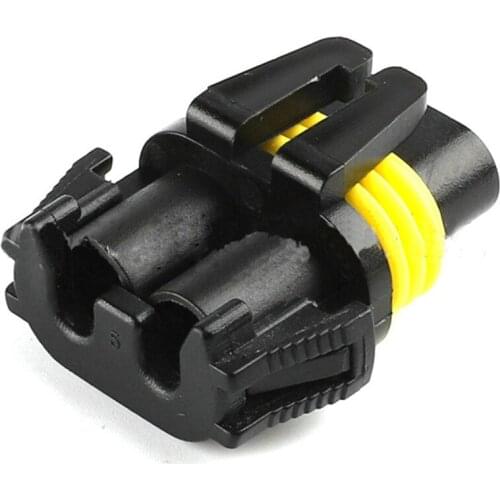 5/10/20/50/100sets 2pin auto plastic waterproof connector plug cable wiring connector