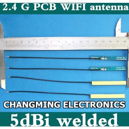 5dBi PCB antenna Planar antenna 2.4G WIFI module High gain built-in welded (working 100% Free Shipping)50PCS