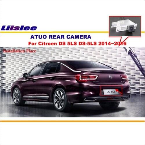 Liislee Car Parking Camera / Reverse Camera For Citroen DS 5LS DS-5LS 2014~2016 / RearView Camera / License Plate Light OEM