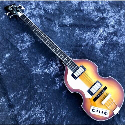 Lefty Hofner Violin bass left handed BB2 Icon Series Basse backhanded Hofner bass guitar Free Shipping