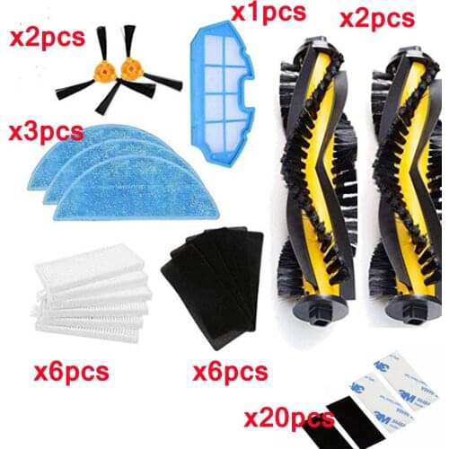 Robot Vacuum Cleaner HEPA Filter Main Brush Wheel Motor for Robotic Vacuum Cleaner Parts Gutrend fusion 150