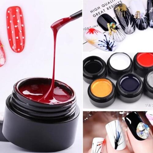 5ml Nail Spider Gel Polish Painting Nail Art UV LED Gel Varnish Drawing 3D Silk Nail Gel Web Line Nail Lacquers Manicure