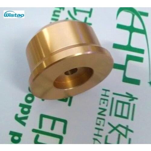 IWISTAO Solid Potentiometer Knob Straw Hat Whole Aluminum HIFI Amplifier OD 38mm High 22mm ID 6mm White/Black Free Shipping