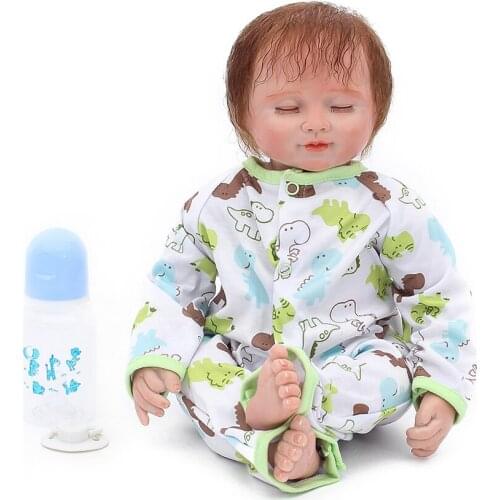 DollMai silicone reborn baby dolls toys 20inch 50cm fashion doll reborn gift for child bebes reborn boneca