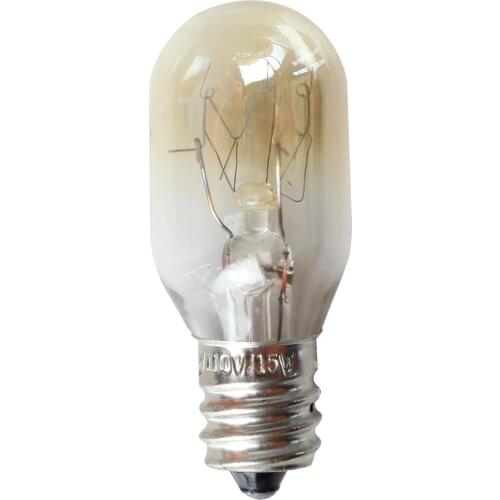 E12 T20 15W Bulb Refrigerator Fridge Light Bulb Tungsten Filament Lamp Bulbs Warm White Ligthing 110V Salt Crystal Bulb
