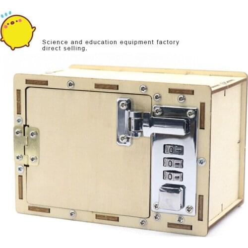 Mechanical Password Safe Small Production Invention Technology Primary School Students Hand DIY Wooden Toys For Children Gift
