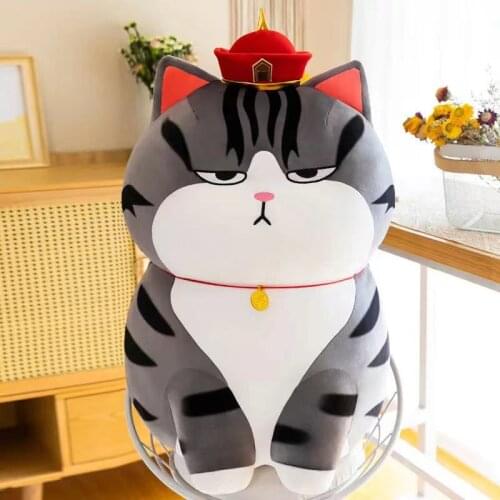 Stuffed Plush Cat Toys Pillow 30~50cm Kawaii Sleeping Pillow Cute Cat Sleeping Doll Plush Toy Children Birthday Present