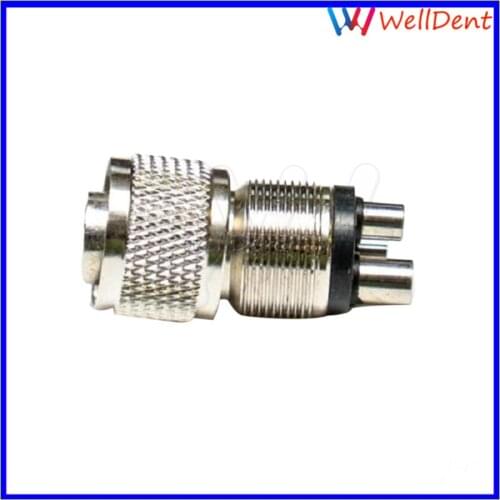 4 to 2 Hole Dental Clinic Handpiece Tubing Adapter Changer Connector