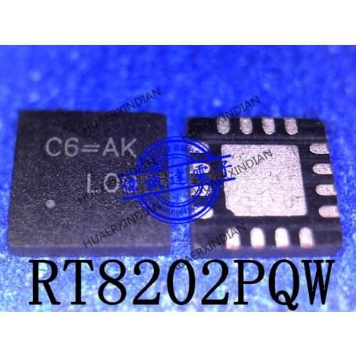 1Pieces new Original RT8202PQW type C6-9J C6-BC C6= C6-AK C6-AC C6-AM QFN16 In stock real picture
