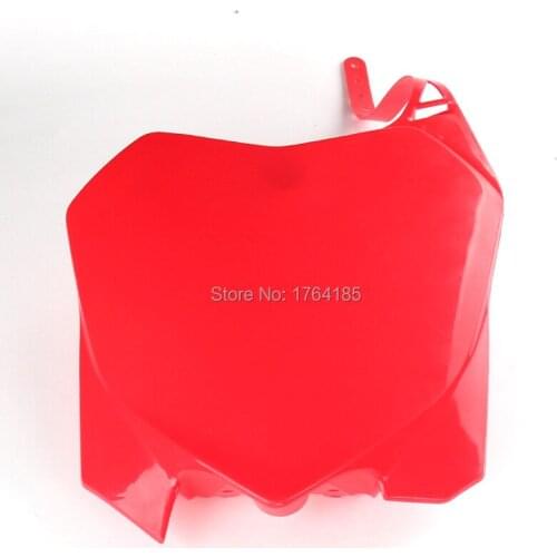 Plastic Front 450Number Plates Name Plate red fit Honda CRF250R 10-13 CRF450R 09-12 year