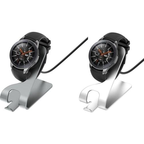 Charger Aluminum Alloy Stand For Samsung Galaxy Watch 3/active2 gear S3 Watch Charging Cable Smart Watch Charger Dock