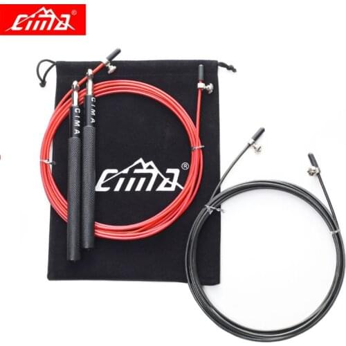 Professional Jump Rope Crossfit Steel Wire Speed Skipping Rope for Gym Fitness Sports Training Jump Ropes with Cima Carry Bag