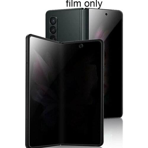 Anti Privacy Screen Film for Samsung Z Fold 3 Full-Screen Hydro-Coagulation Film Automatically Repair Scratches