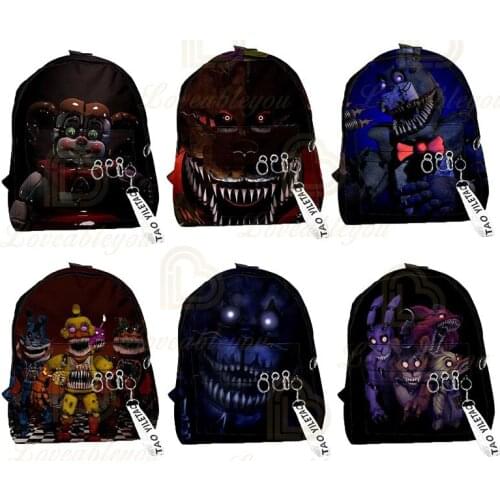 2020 Cool Game 3d Print Bag School Student Boys and Girls 3D Print 6 Colors Backpack Unisex Travel Shoulder Bags