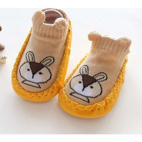 3# Baby Girl Sandals Newborn Baby Cartoon Animal Shoes For Toddlers Baby Girls Boys Anti-slip Socks Slipper Shoes Boots Sandals