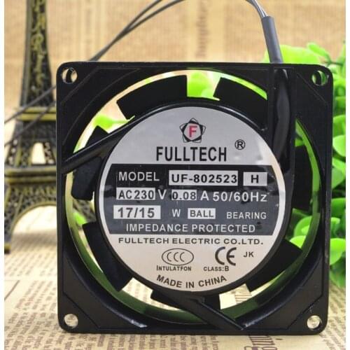 SSEA New Wholesale cooling fan for FULLTECH UF-802523H 8025 8CM AC 230V 0.08A server inverter cooling fan